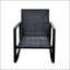 Ensemble de chaises bistro d'extérieur avec coussin bleu pour terrasse
