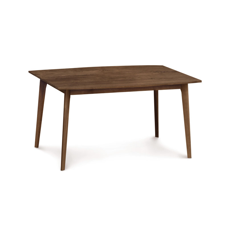 Catalina Fixed Top Table, 30" H x 60" L x 40" W, Natural Walnut