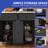  Kitchen Island With Drop Leaf & Wheels, 40.5" Mobile Cart With Storage Drawers & Locking Casters-852122305