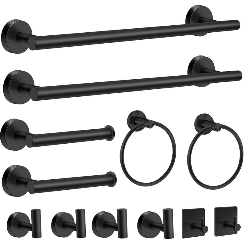 Ensemble de quincaillerie de salle de bain 12 pièces