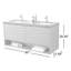 Matera 60" W Double Vanity-245016612-245016617