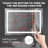 Frameless Anti-fog Led Bathroom Mirror With Frontlight And Backlight, 3 Colors Dimmable Vanity Mirror-1146615433