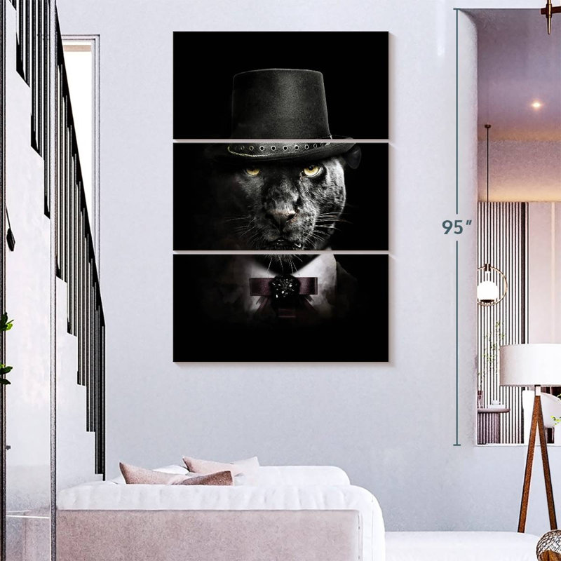 Brampt Classy Panther, 65" H x 42" W
