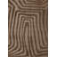 Tapis d'intérieur moderne rayé brun-1319367241