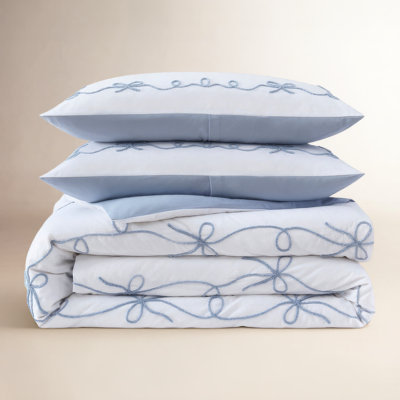 Sasha Bows Cotton Comforter Set