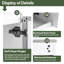 Ensemble de meuble-lavabo simple 36 po avec plateau en céramique Quorin-1563525454
