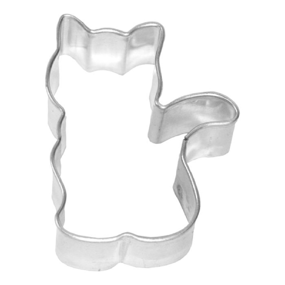 Ausstechform Katze, 5 Cm, Edelstahl PG Rot