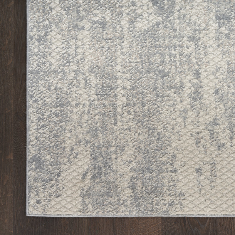 Zellmer Machine Woven Light Grey Indoor Rug, Rectangle 119 x 180cm