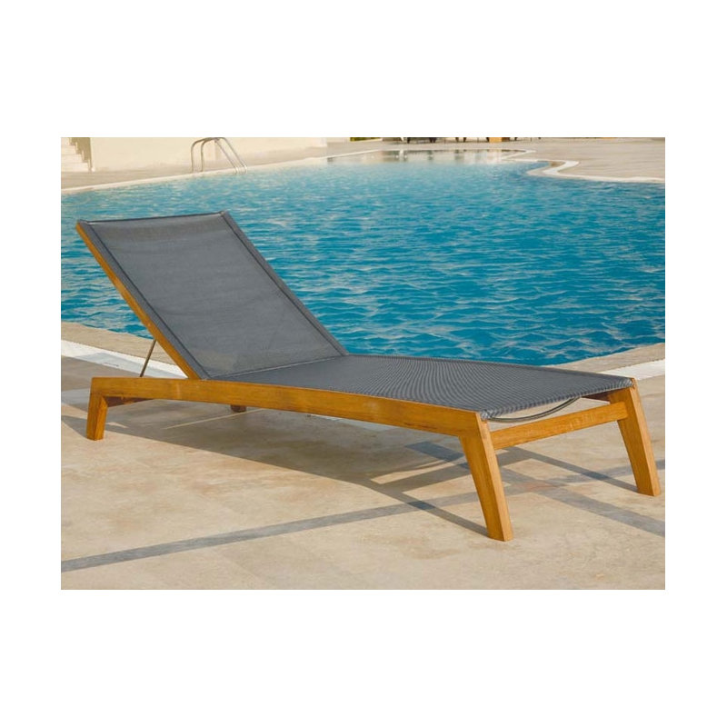 Horizon Outdoor Lounge Chair, Titanium