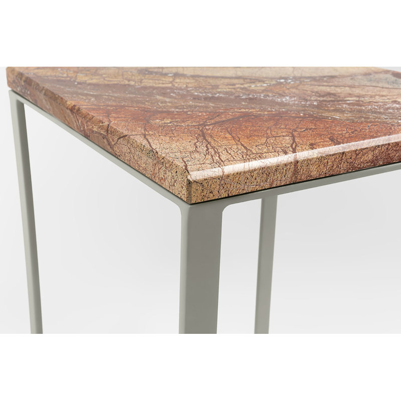 Akmal Frame End Table, Grey