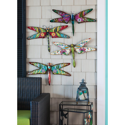 Cristina Boho Dragonfly Outdoor Wall Art Decor