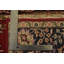 Tapis oriental traditionnel en laine rouge noué à la main 4 pi x 6 pi Fine Sarouk