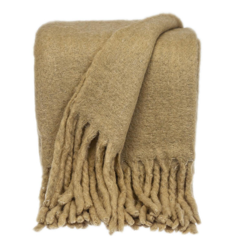 Jeté tissé à la main Super Soft, Brun