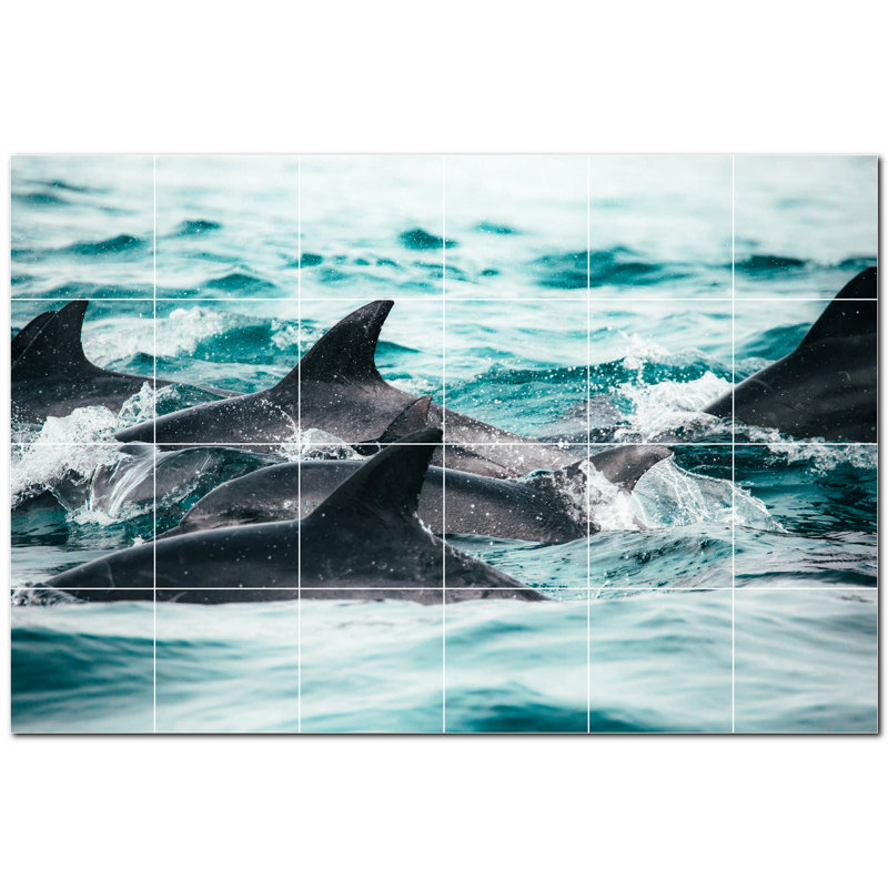 Panneau décoratif en céramique satinée 8 po x 8 po