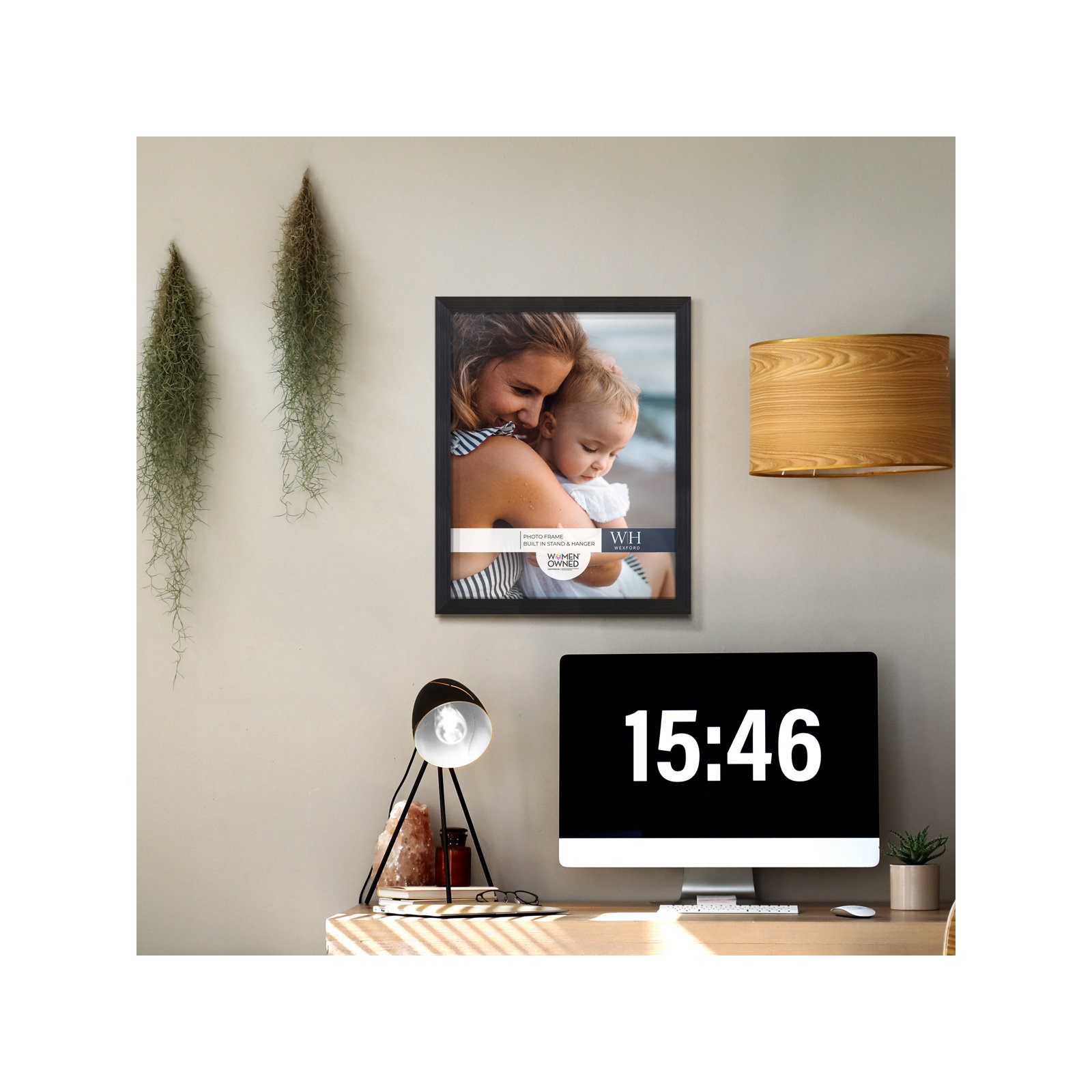 Apolline Wood Picture Frame, Ebony, 11" x 14"