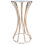 Faruh Metal & Mirrored Side Table