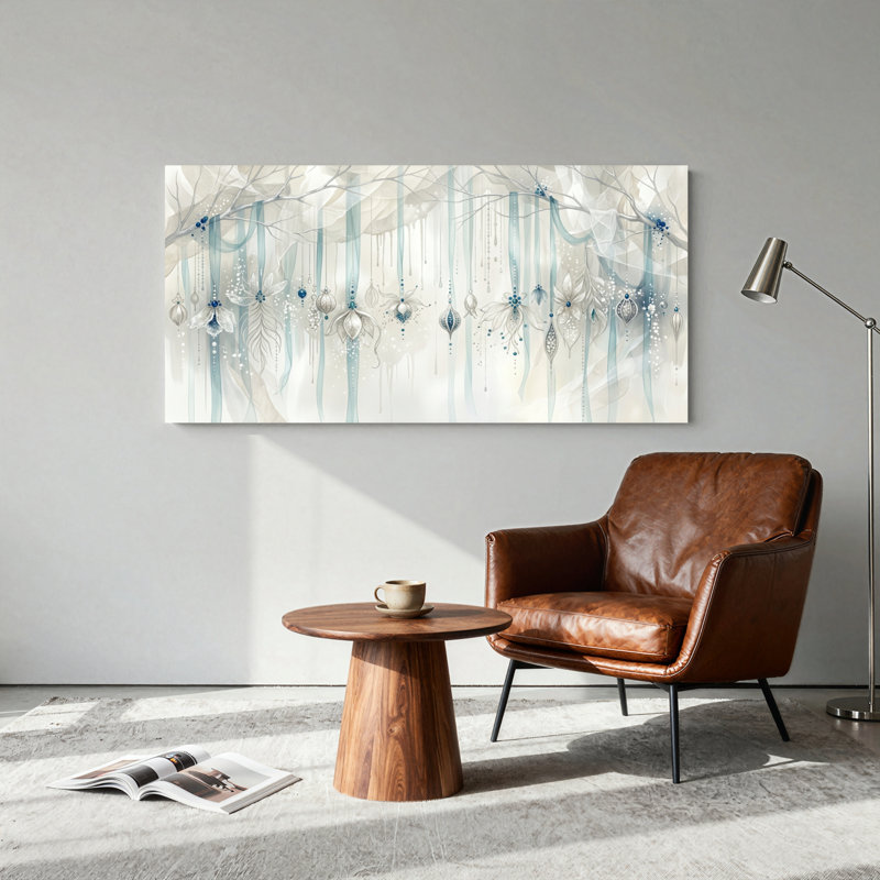 Ensemble élégant d'une toile murale florale, L 32 po x H 16 po, Wrapped Canvas