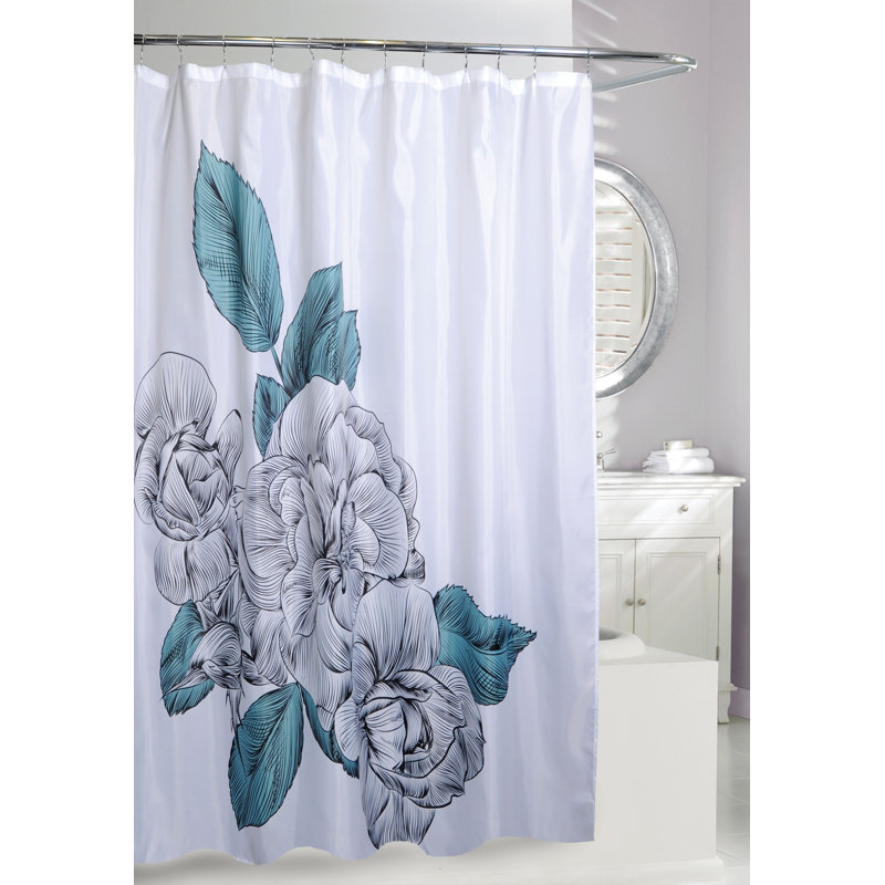 Abrille Floral Shower Curtain