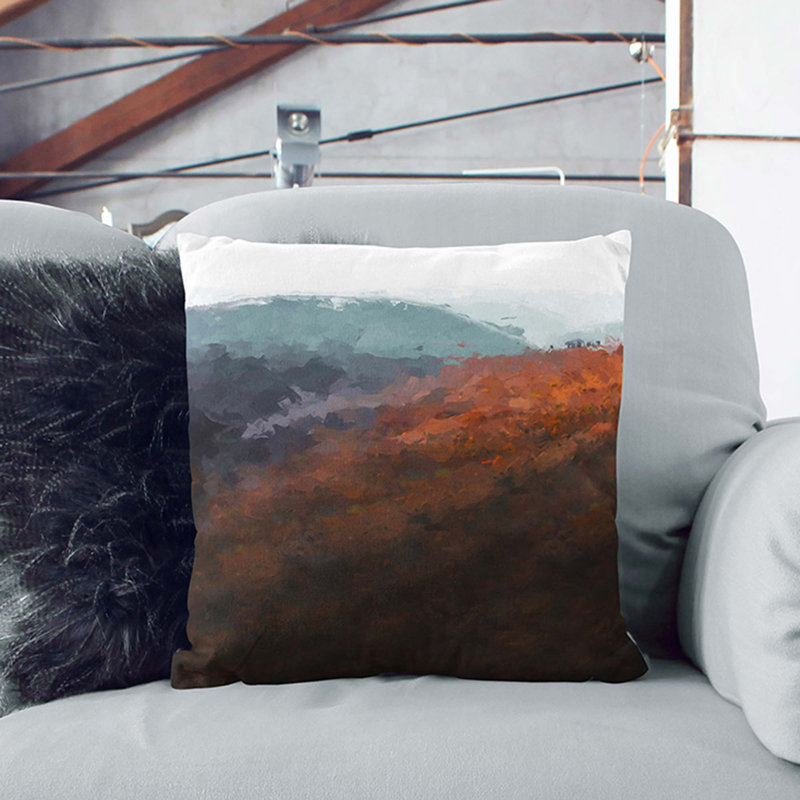 Square Cushion, Stone, 40cm H x 40cm W x 15cm D