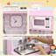 Alfie-James Children Wooden Play Kitchen Lights Sounds Storage Age 3-6 Kids Pink
