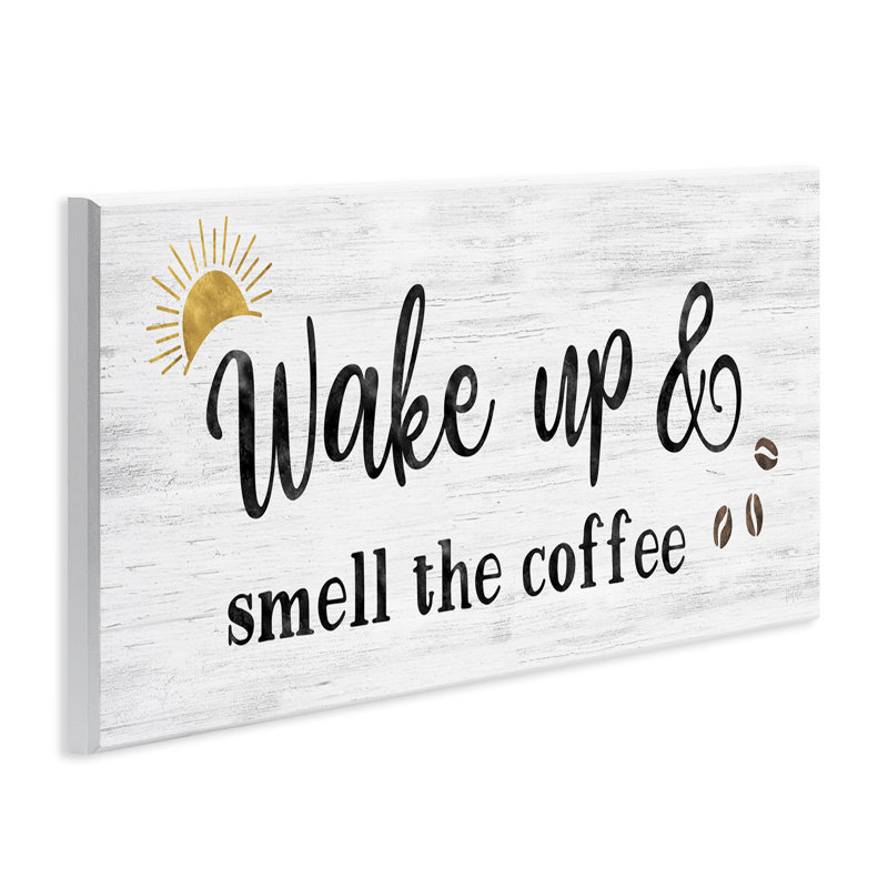  Art mural Wake up Smell Coffee par Natalie Carpentieri