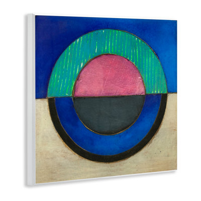 Plaque murale bleue délavée, par Matthew Finger