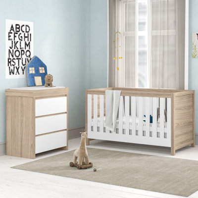Tutti Bambini Modena 2-Piece Nursery Furniture Room Set