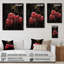Black And Red Cherry Delight I - Cherry On Wood Print-1612247094
