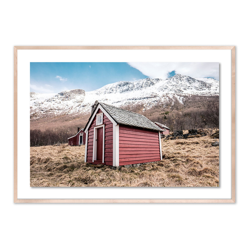 Norway Print by Todd Diemer, Natural, 34" H x 48" W x 2.5" D