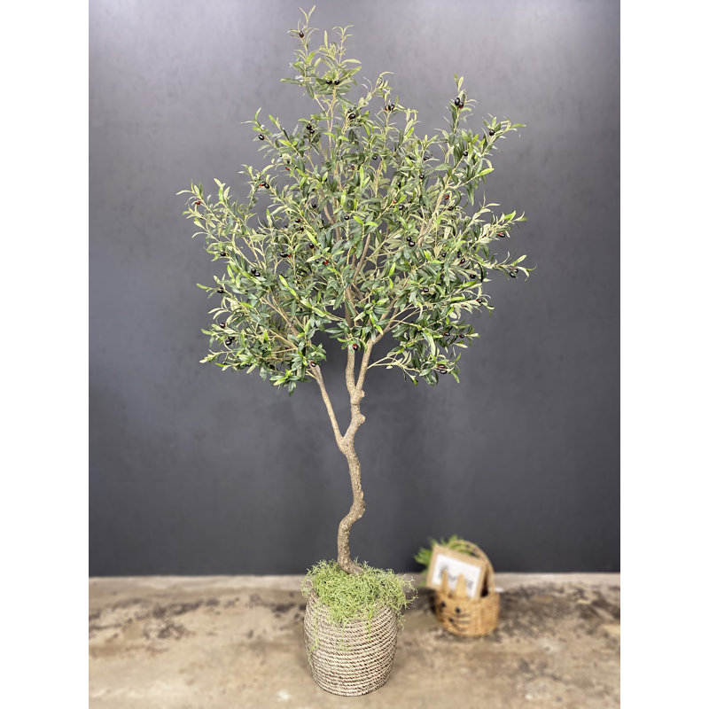 94" Large Artificial Olive Tree,Artificial Tree,Faux Tree