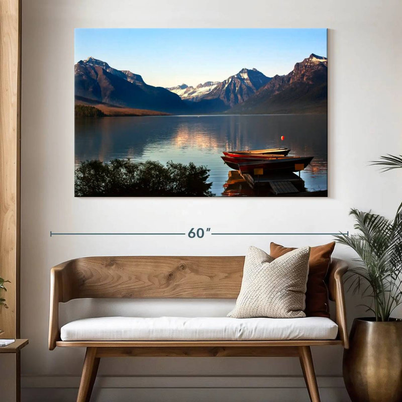 Bateaux Alvord Lake Mcdonald, H 34 po x l 51 po