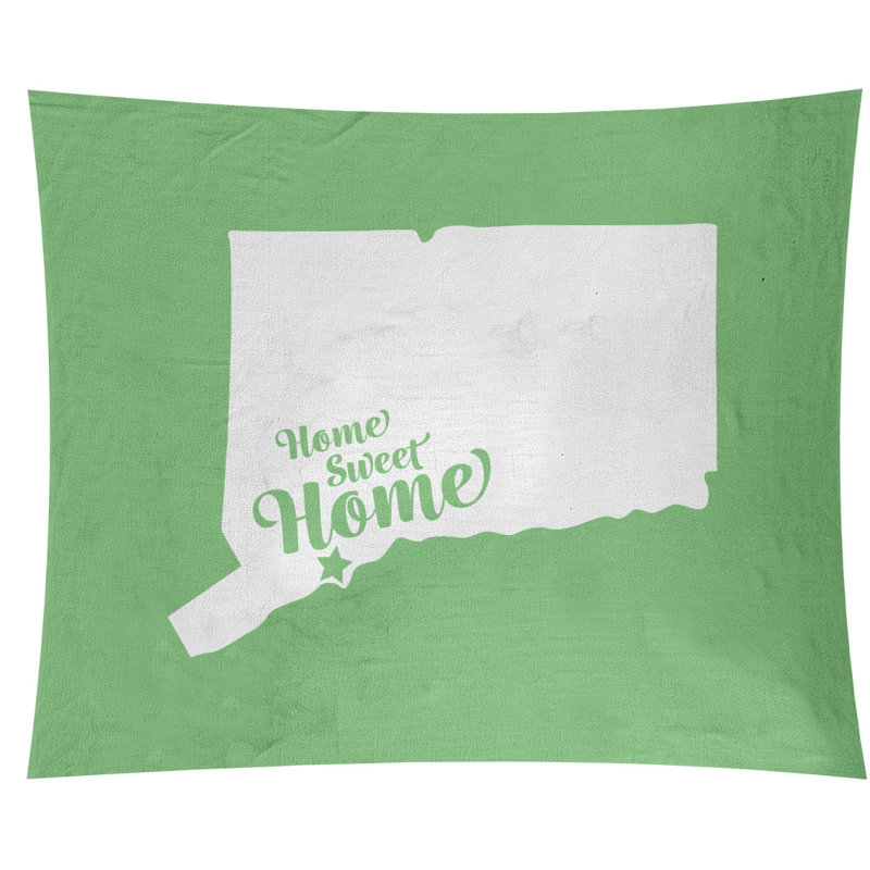 Polyester Tapestry, 88" H x 104" W, Green