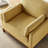 Chenille Accent Chair With Solid Rubberwood Legs-125368355