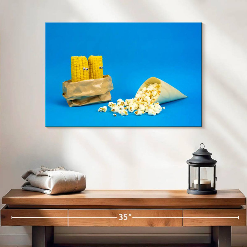 Corncobs And Popcorn