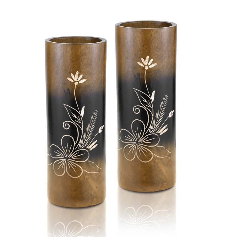 Handmade Wood Table Vase