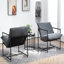 Fauteuil d'appoint élégant en velours moderne-1104480580
