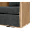 Chaise pivotante en rotin Keegan