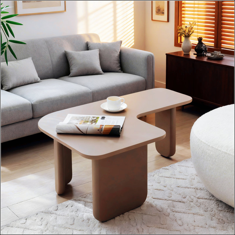 Table basse en L 35,43 po, Kaki