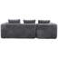 3 Seater Chenille Sofa-126642882