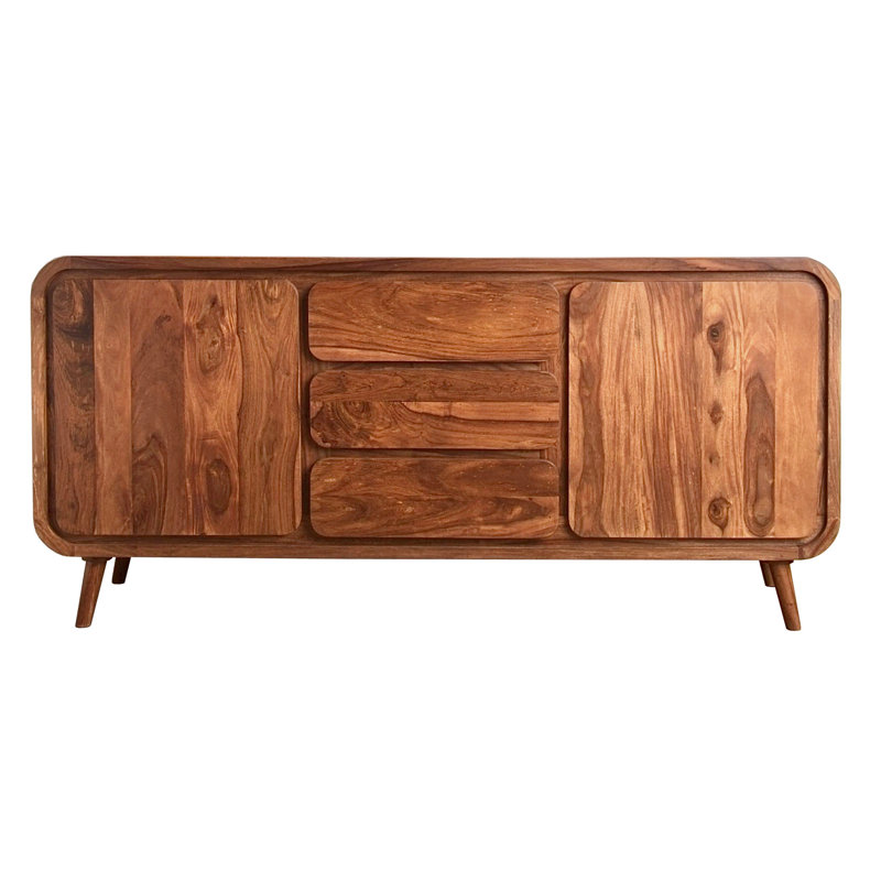 Musso 160cm Solid Wood Sideboard, Amber