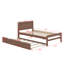 Lit plateforme simple en bois avec lit gigogne Modern Design-481165321
