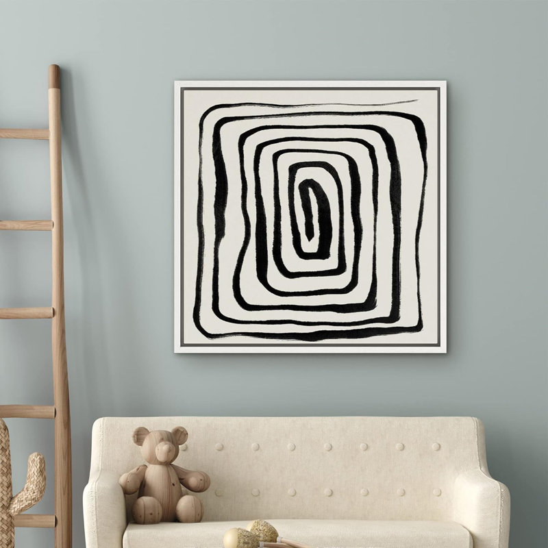 Paint Stroke Plant Branch Stem Collage Abstract Shapes Modern Art Decorative Contemporary Minimal, Blanc