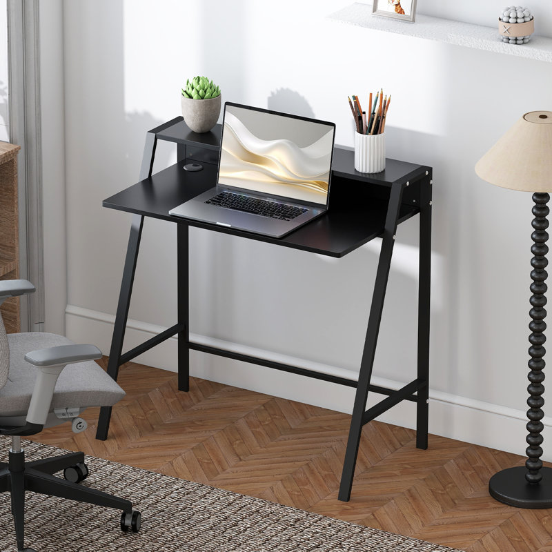 Thirtynine Mile Mountain Writing Desk, Black/Black