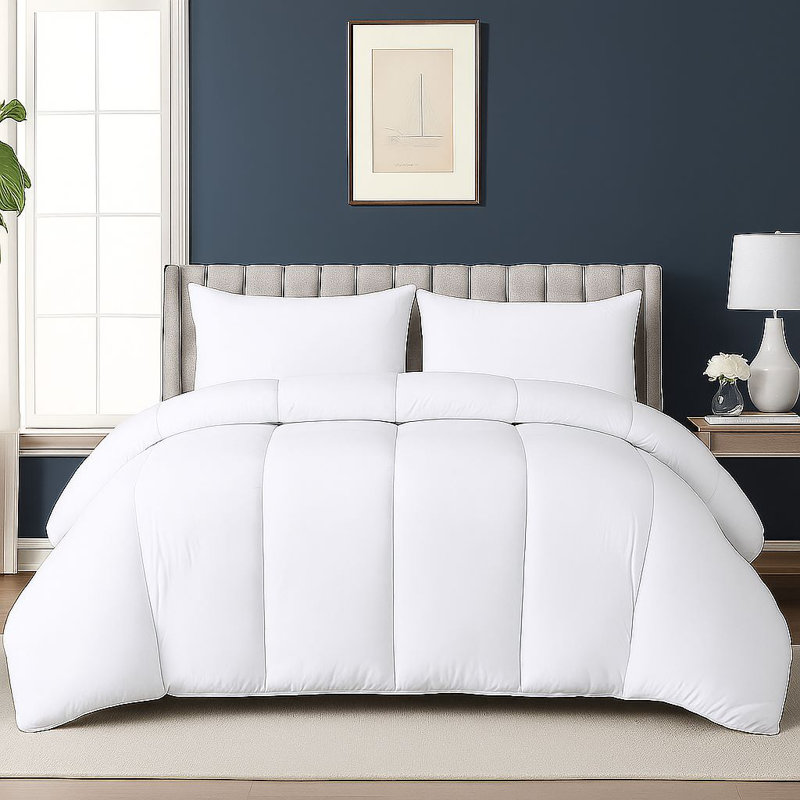 Medium-Weight Comfort For Year-Round Use Hollow Fiber Duvet, Super King, 15 Scale