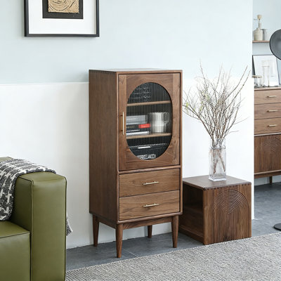 Armoire d'appoint en verre