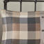 Ensemble de housse de couette Herringbone avec coussins décoratifs brodés