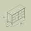 Rio 6 Drawer Dresser-121682454