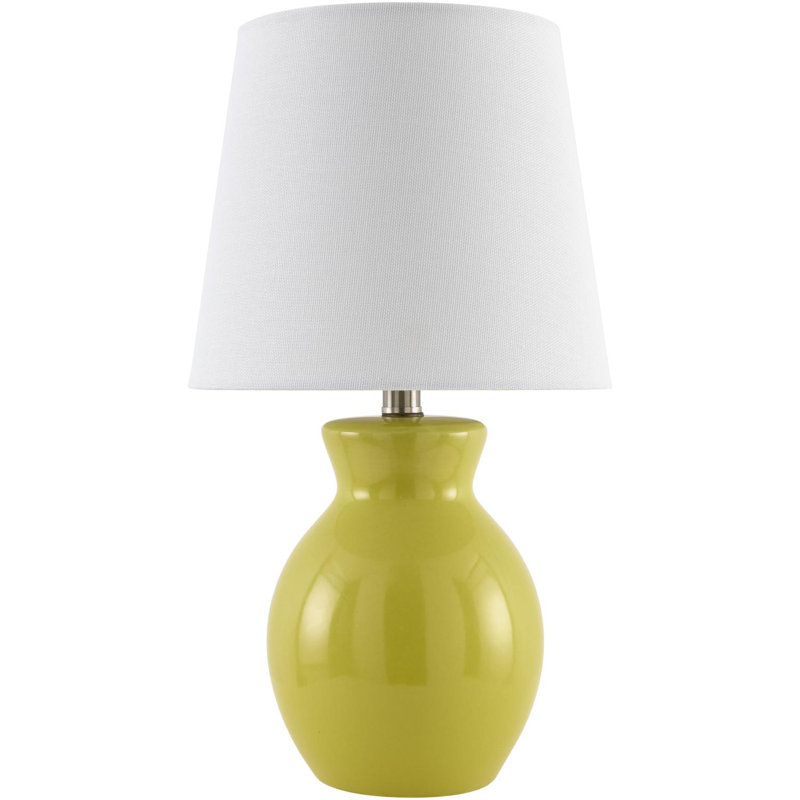 Abat-jour tambour Momsen, Vert, H 15 po x l 8 po x P 8 po