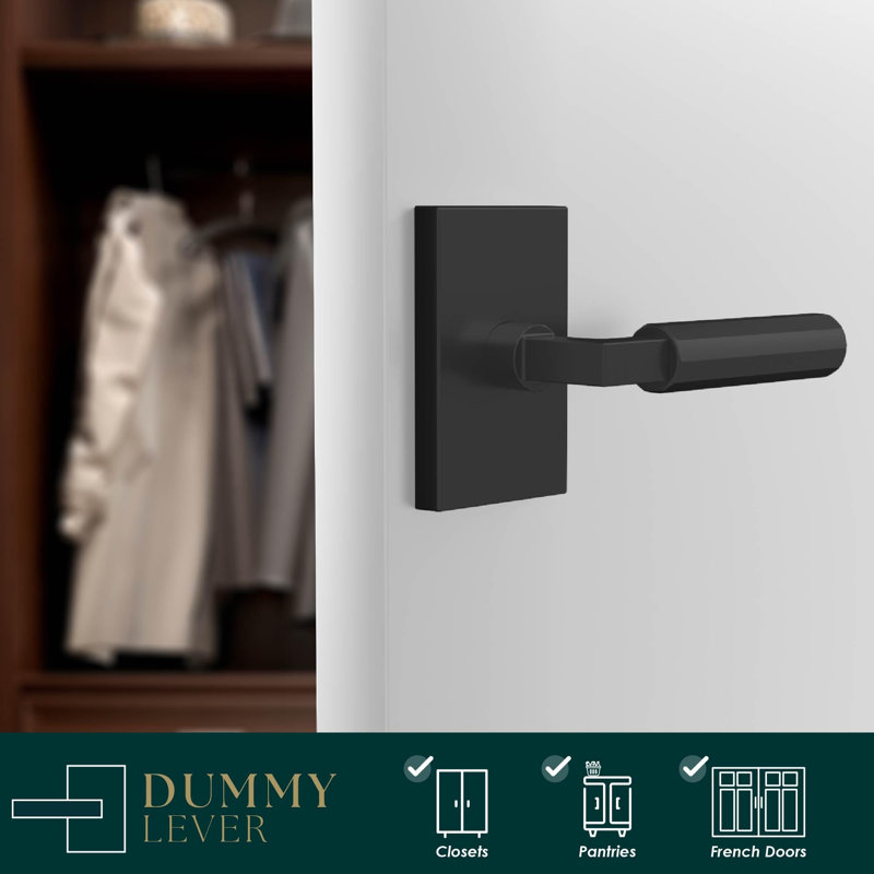 Mega Handles Benton Dummy Handle Handle, Dummy, Noir mat, 2