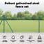Welded Wire Fence With 7 Flanged Posts Steel-577616475-577616558